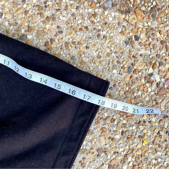 Hilary Radley New York Black Wool Blend Poncho Cape Jacket Size XS - Picture 4 of 10